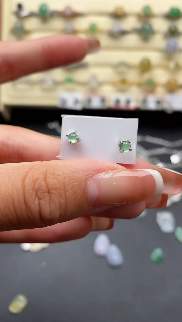 银S925镶嵌戒指翡翠33333333+2