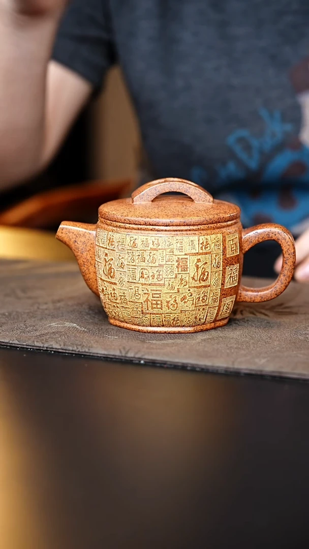 茶壶紫砂汉瓦柴烧全手工紫砂壶