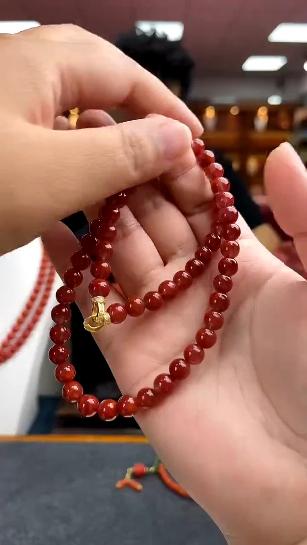 银S925镶嵌高品南红项链-多样性发一件南红玛瑙一件21