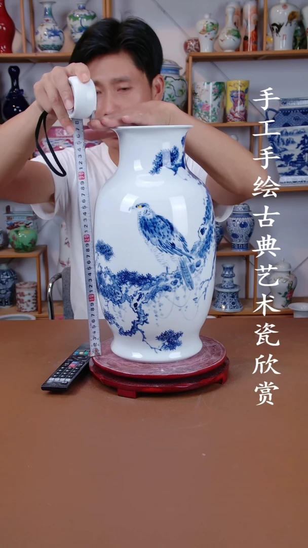 摆件景德镇手工手绘陶瓷摆件38