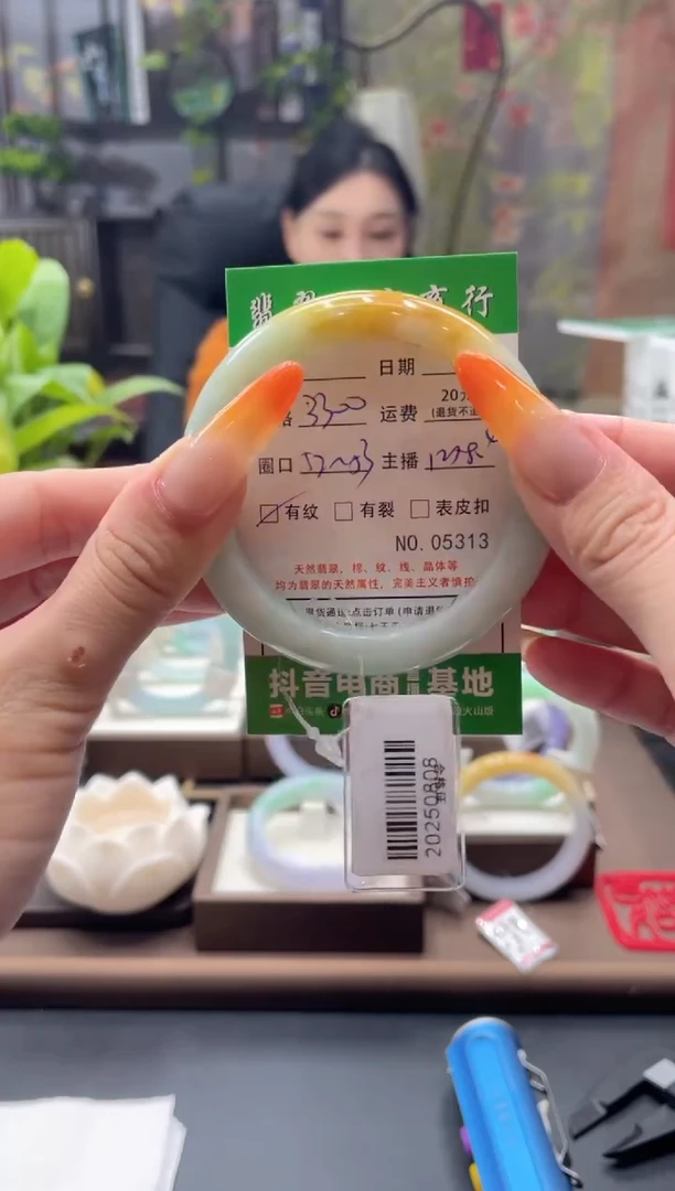 未镶嵌手镯翡翠05313***