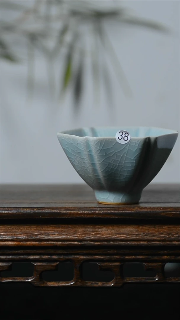 38号六方杯全品清凉寺汝瓷