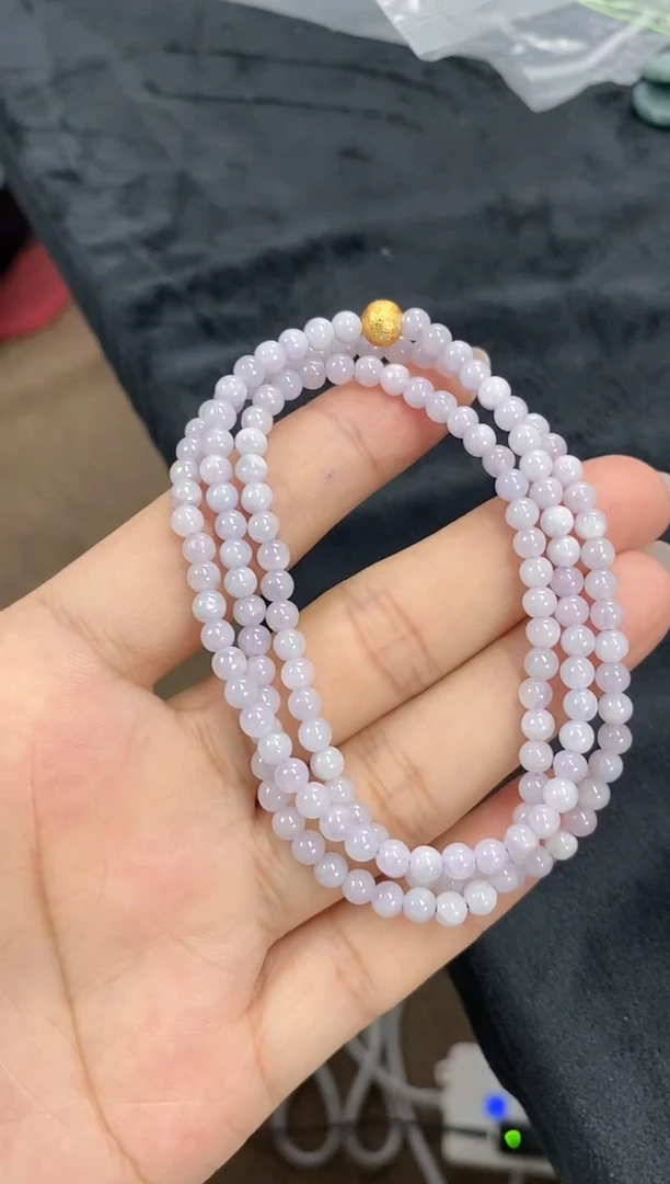 项链未镶嵌翡翠天然翡翠珠链