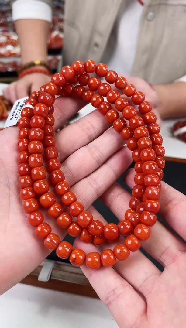 【闪购商品】南红玛瑙瓦西老型多圈9+未镶嵌一个/条