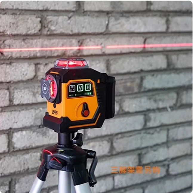 莱赛激光12线红外线水平仪高精度强光细线6668红绿光自动调平水仪