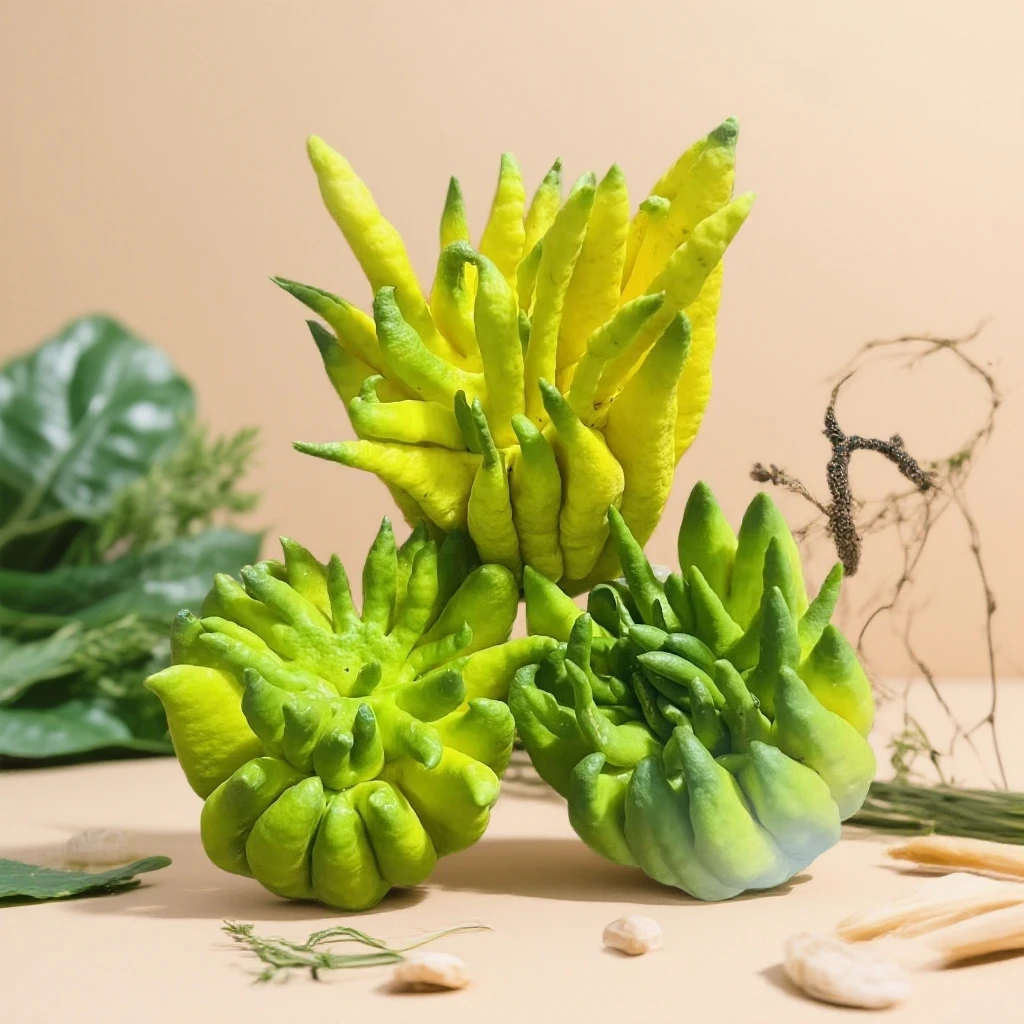 （精品佛手一斤半以上）创意香薰摆件 可食用植物 新鲜采摘室内花材