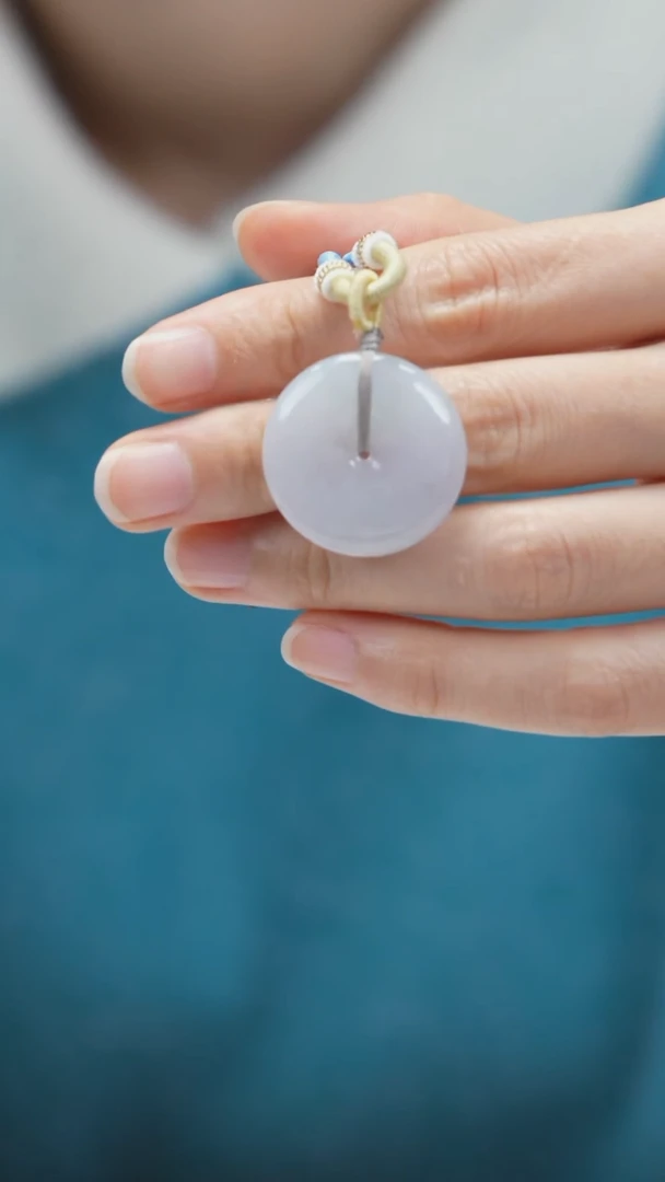 吊坠(不含链)未镶嵌翡翠平安扣L1108