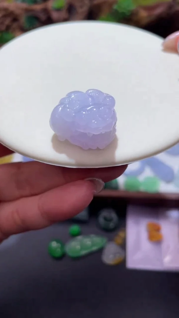 未镶嵌定制翡翠22.7*17.3*13.1貔貅