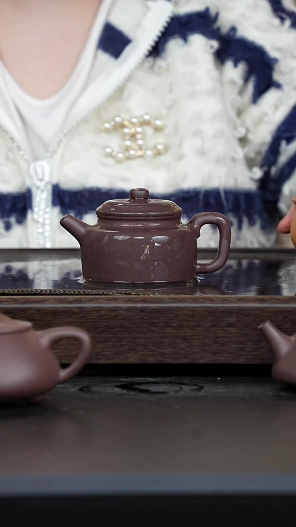 【闪购商品】紫砂茶壶四号井底槽青德钟