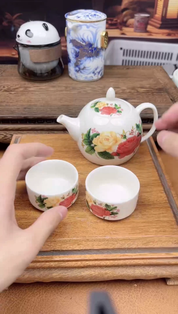 【闪购商品】陶瓷茶具摆件茶叶罐