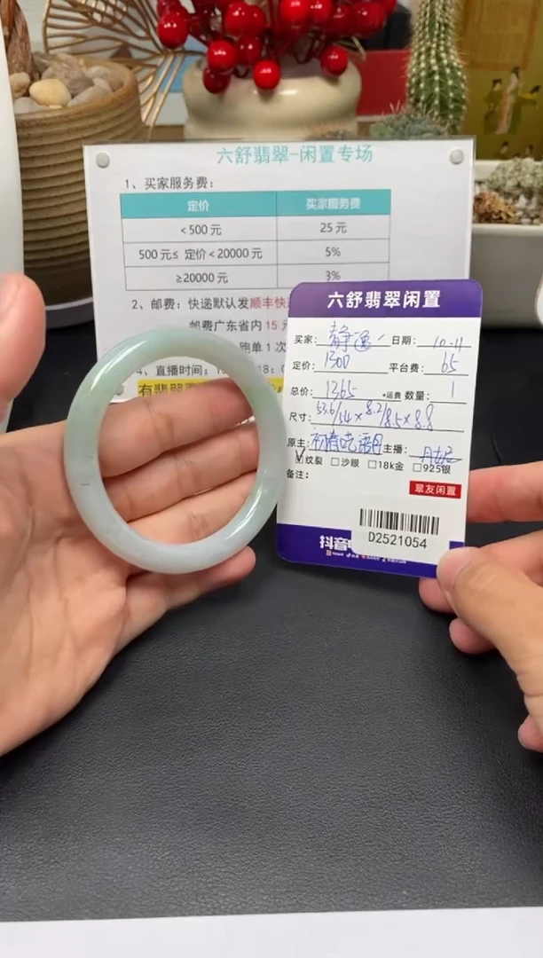 未镶嵌手镯翡翠静*?D2521054