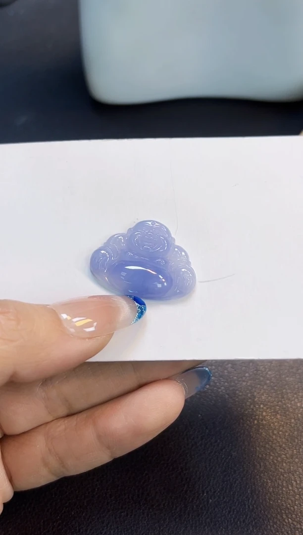 裸石翡翠风生073紫罗兰佛公20.3*26.8*4.1