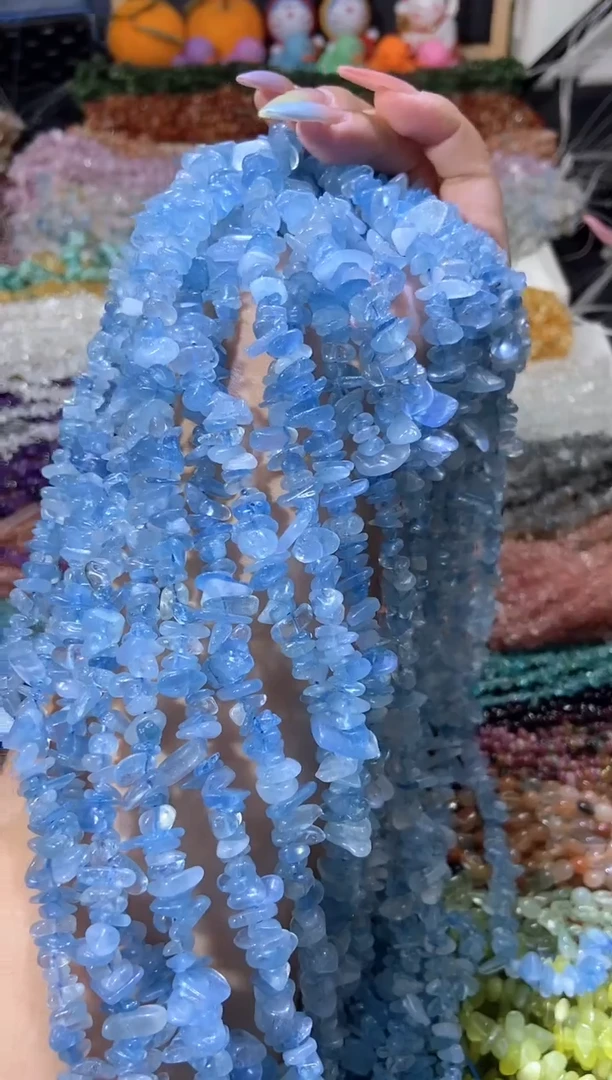 水晶珠宝半成品未镶嵌海蓝宝