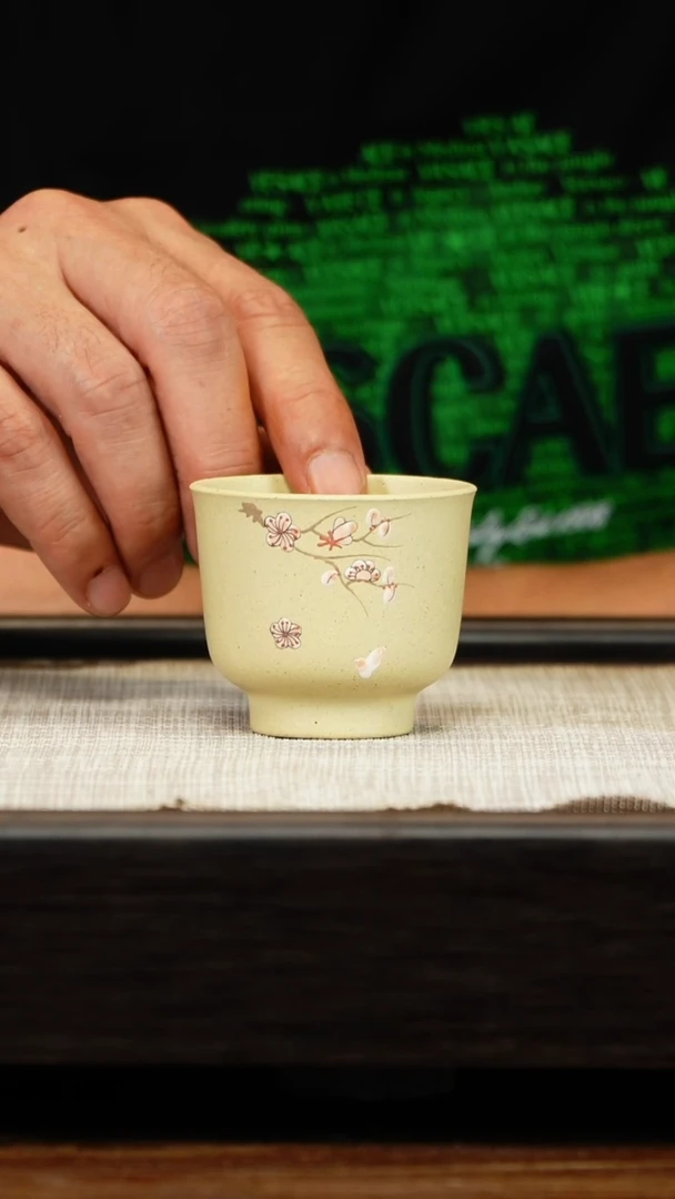 茶壶紫砂本绿小杯