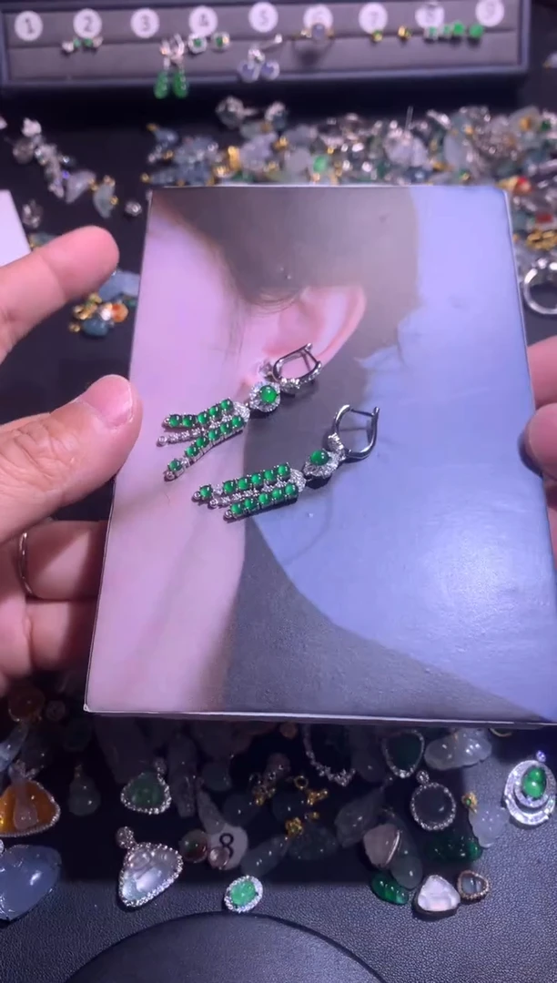 【闪购商品】翡翠吊坠(不含链)银S925镶嵌1