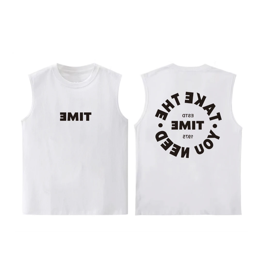 百搭宽松运动休闲无袖背心【无袖EMIT】116