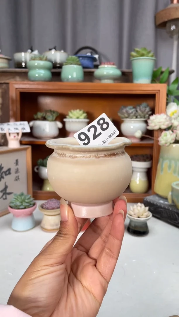 瓷片928知木小芳花盆编号