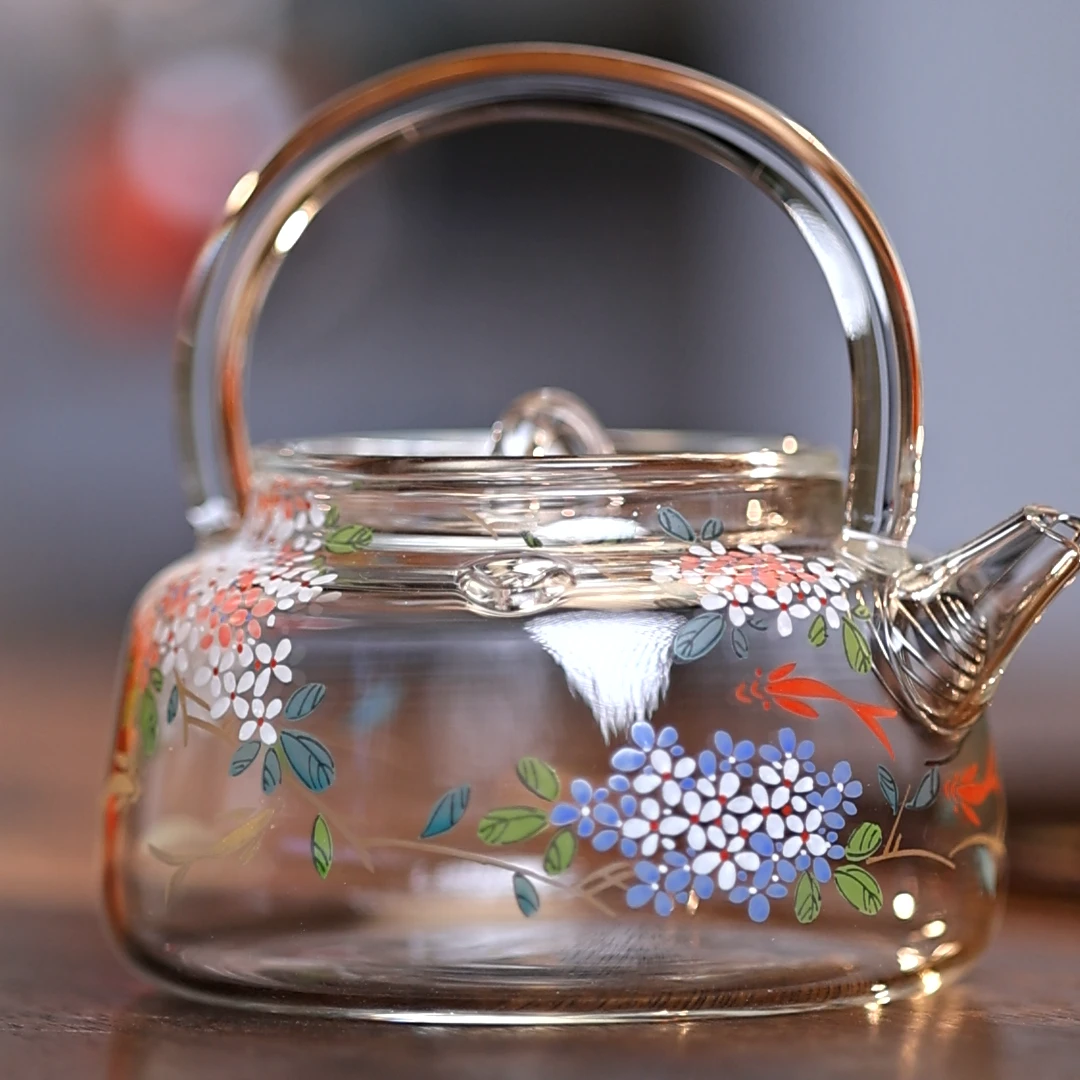 【陶珊居】物肆-团花单壶230ml