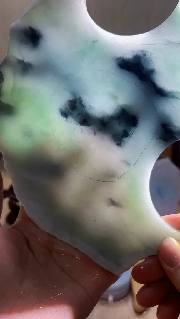 未镶嵌挂件翡翠A货常星3716