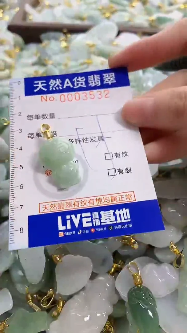 颈饰未镶嵌翡翠天然A货翡翠