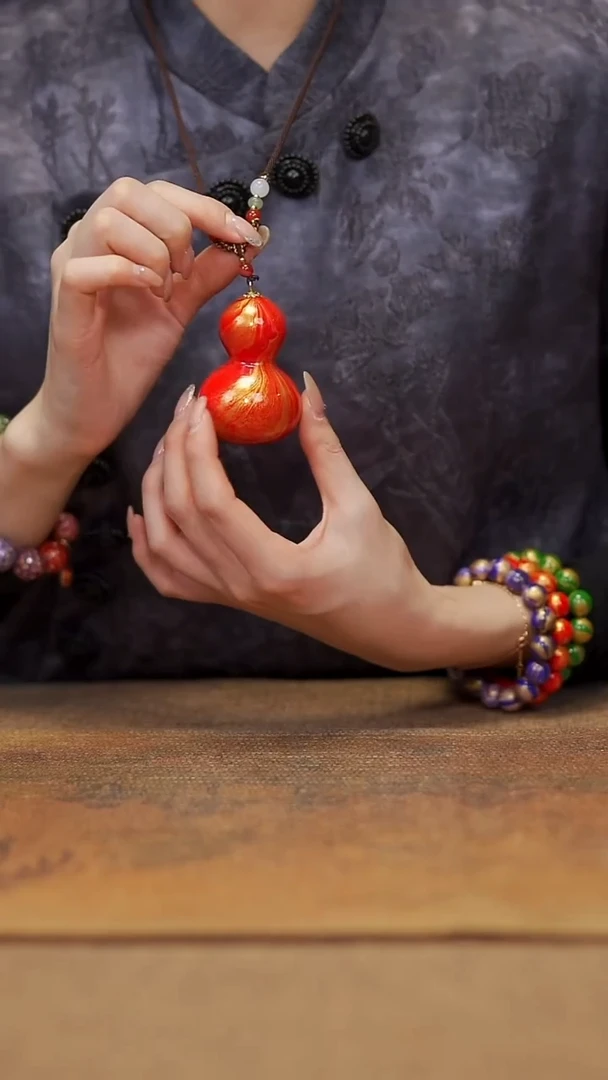 【闪购商品】471宴禾堂大漆脖挂葫芦68