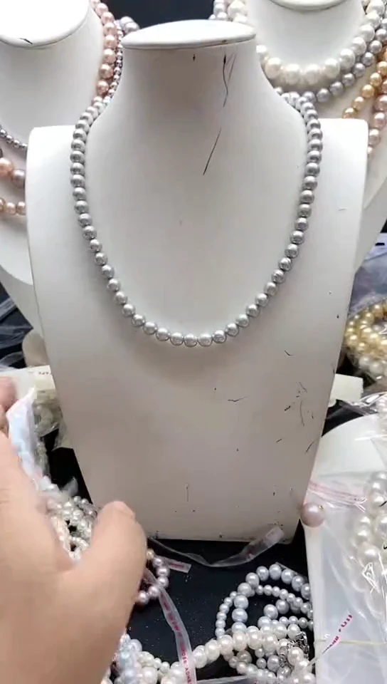 淡水珍珠未镶嵌颈饰1