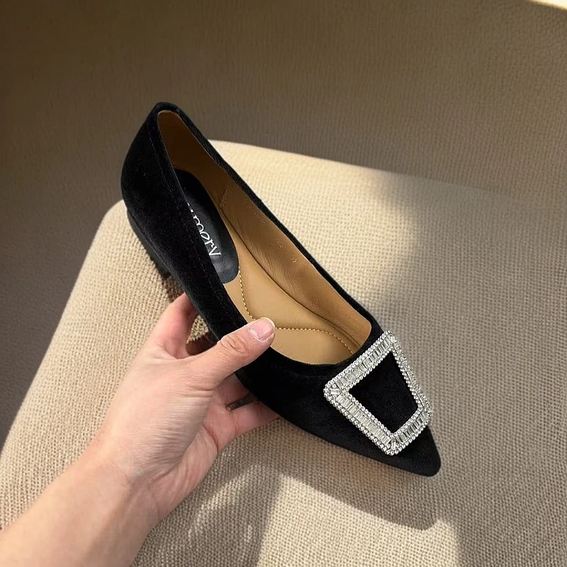 2267-F2-2-时尚百搭2025春季新款单鞋女式小皮鞋