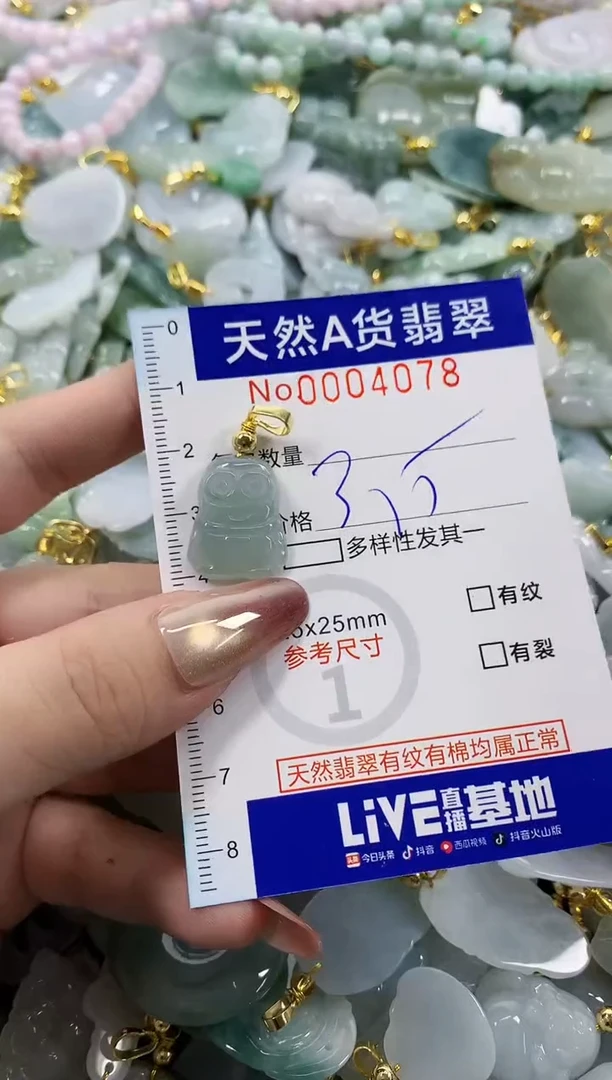 颈饰未镶嵌翡翠天然A货翡翠