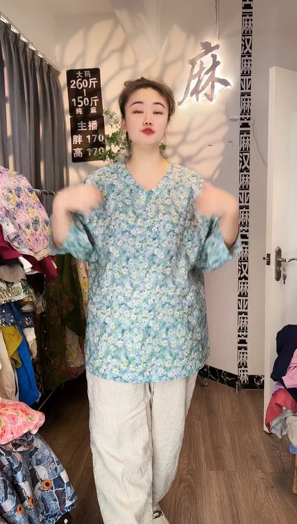 亚麻汉麻苎麻大码女装。