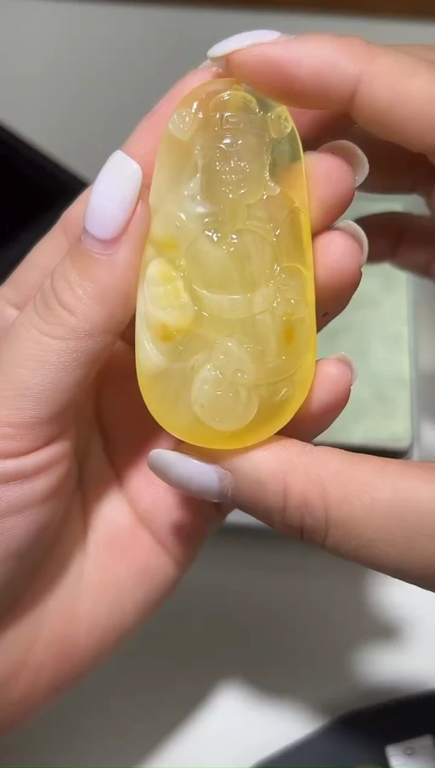 裸石琥珀未镶嵌琥珀蜜蜡吊坠