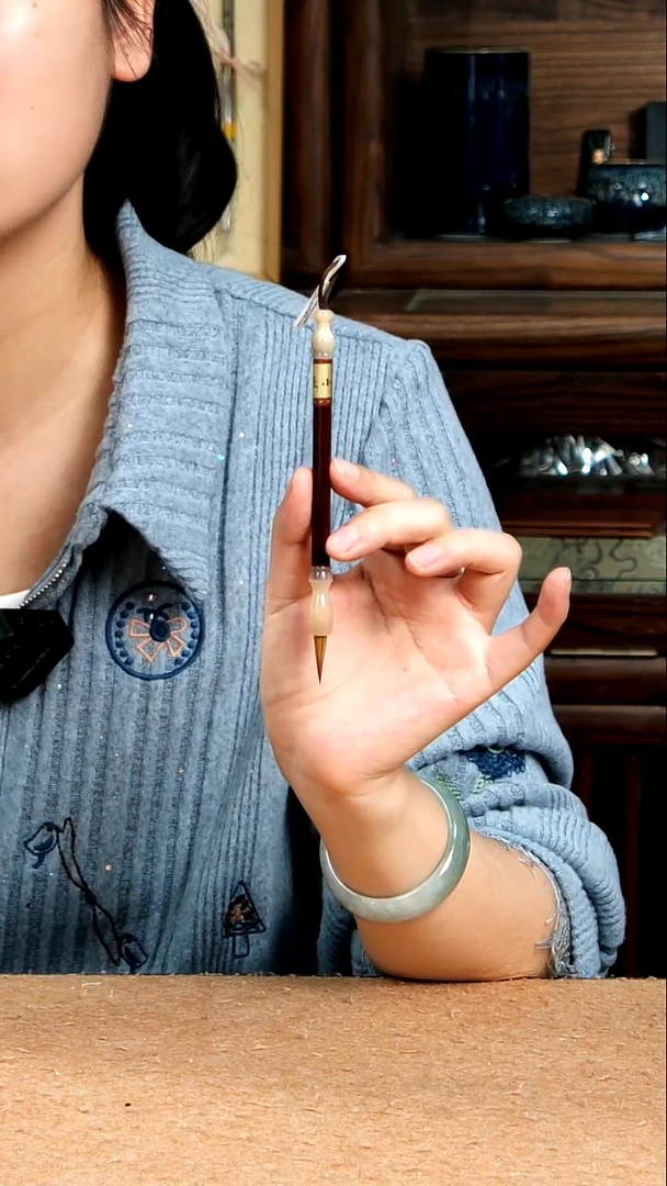 3号张小凤科檀牛角纯狼小楷0.5*2.1