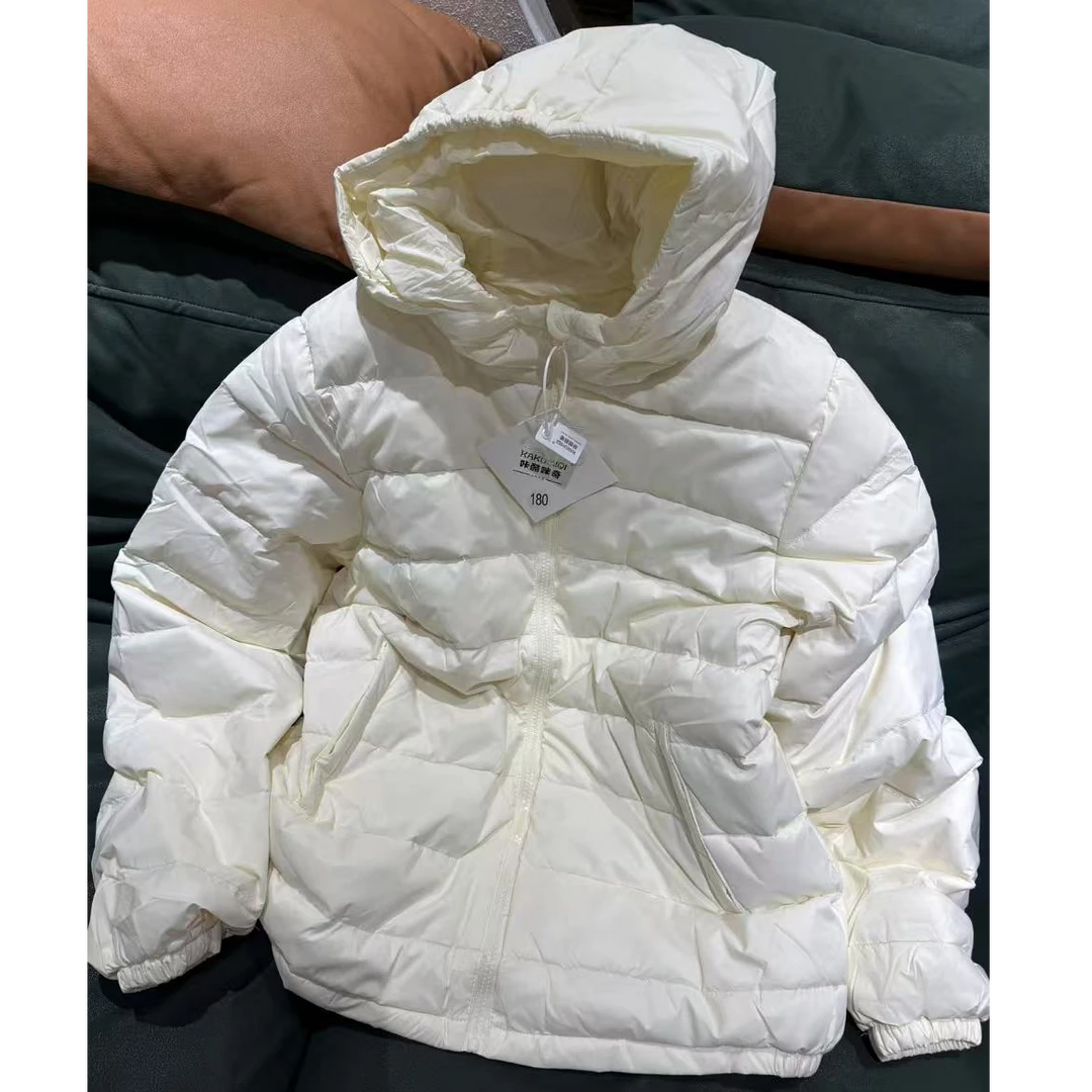 加大超轻连帽羽绒服