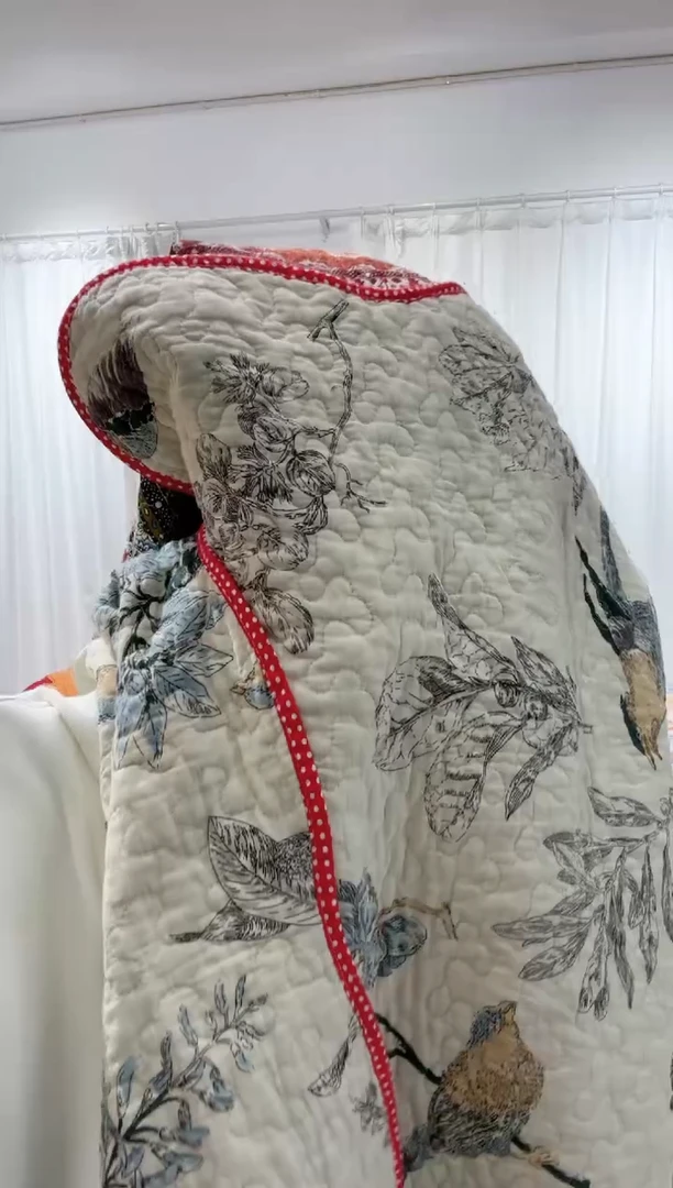 棉220*240纯棉床盖79号微瑕