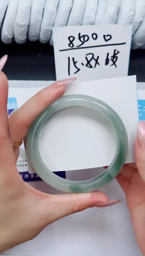 未镶嵌手镯石英质玉A130-62.7