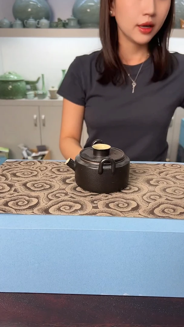龙泉云间青瓷小米茶器