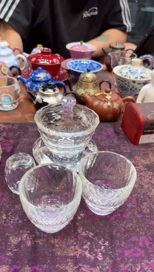 摩吉陶陶闪拍链接 紫水晶4件套