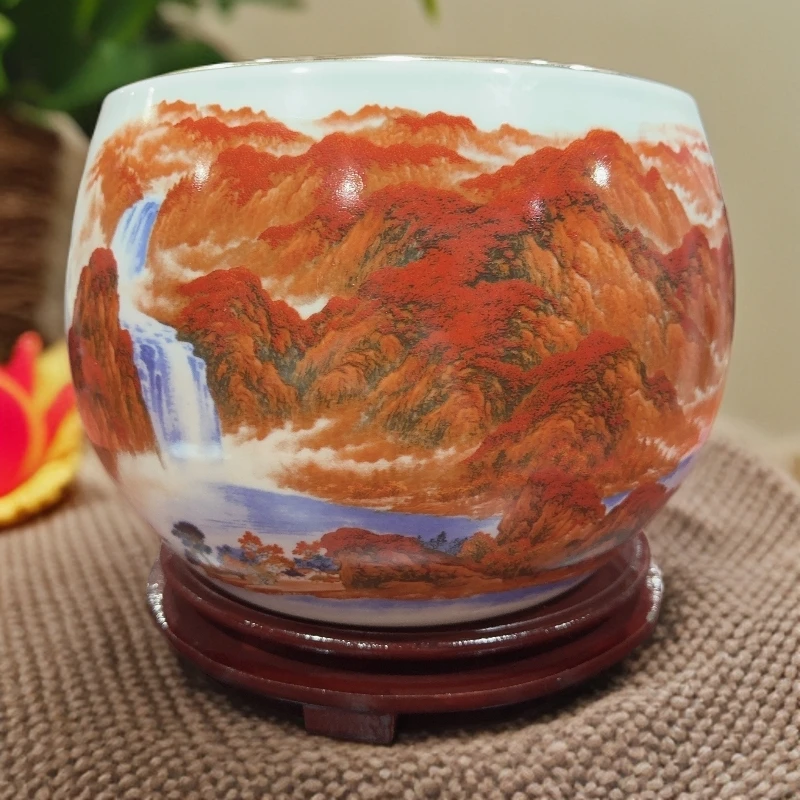 鸿运当头陶瓷聚宝缸