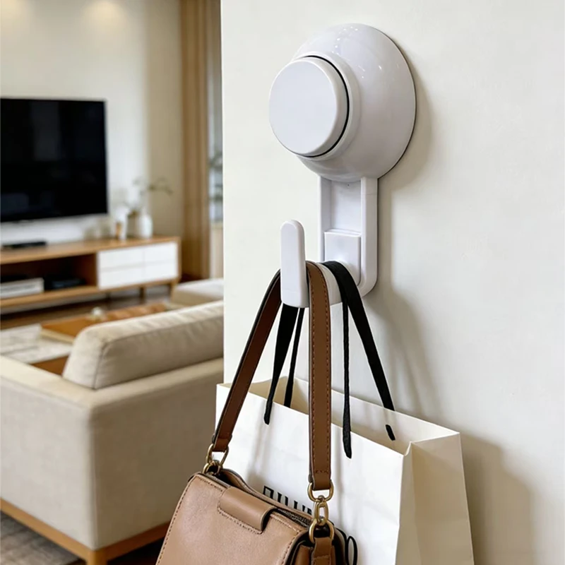 真空吸盘挂钩U型钩包胶吸盘强力挂钩无痕收纳免打孔家用厨房挂钩