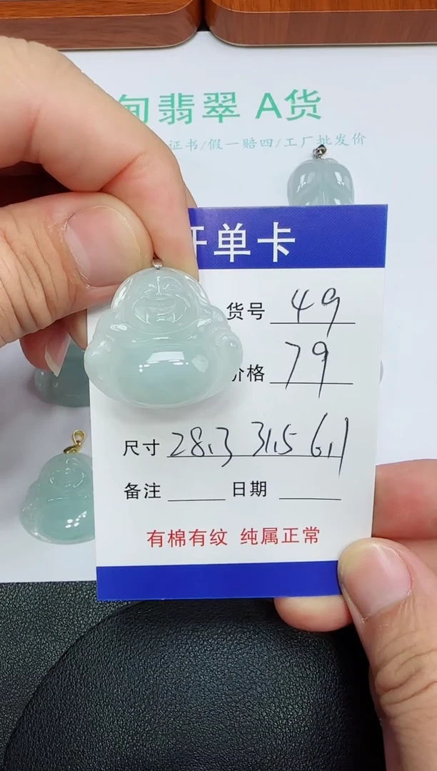 吊坠(赠链)未镶嵌翡翠49