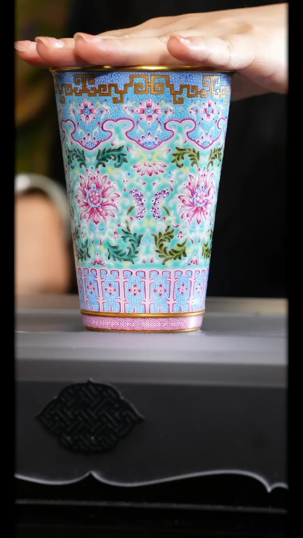 溢珍堂丨松石绿可乐杯  yzt250921069