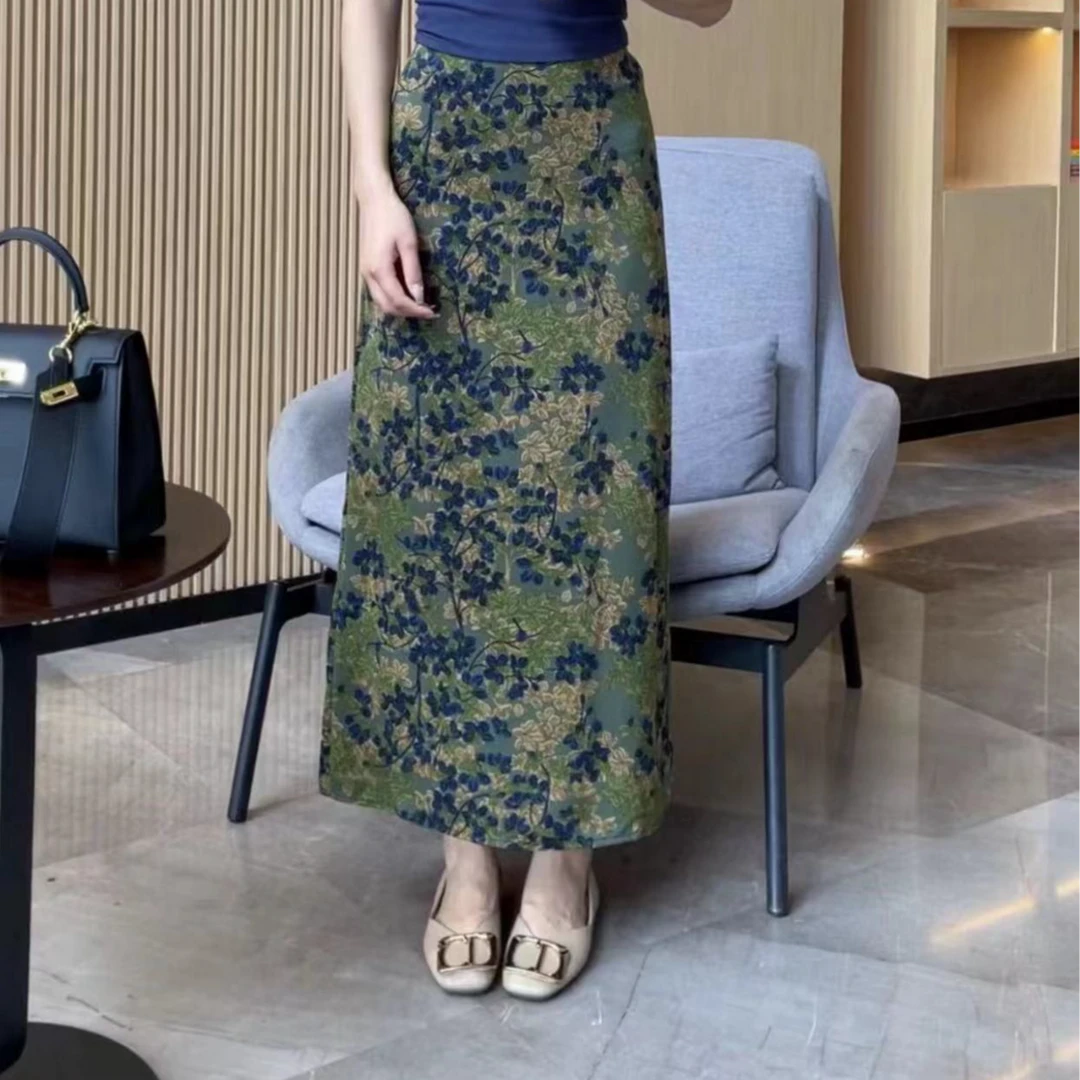 半夏蔷薇  新款夏季顯瘦休閒氣質时尙女半身裙-1530