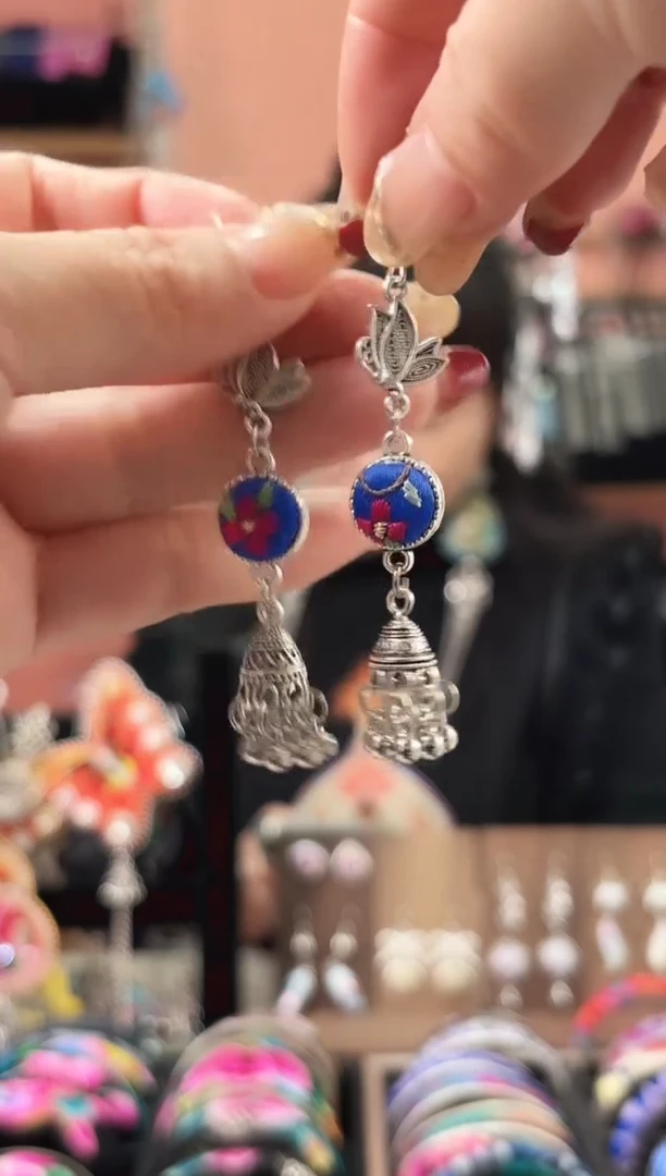 织绣艺枝独绣手工饰品215