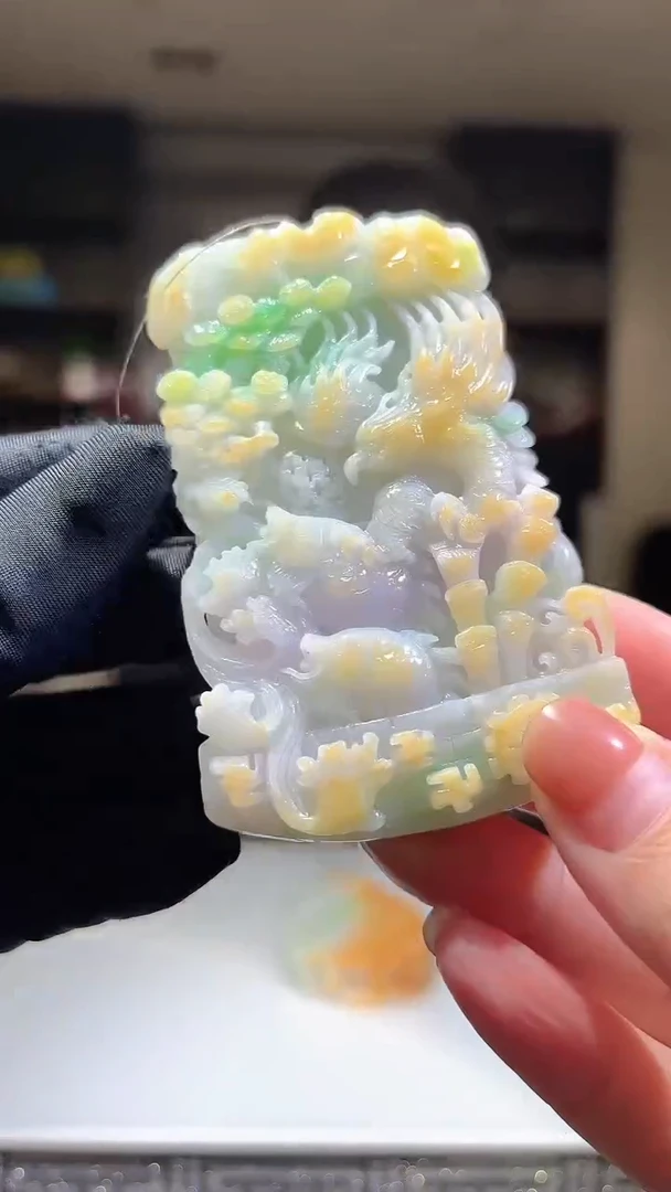 未镶嵌定制翡翠05/1122/H/花鸟