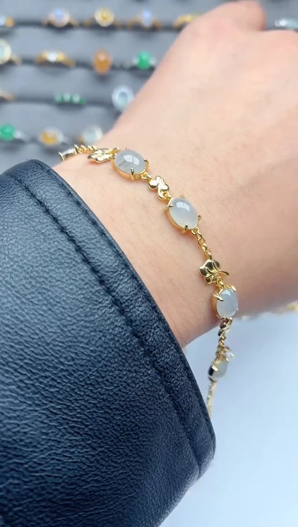 银S925镶嵌戒指翡翠.