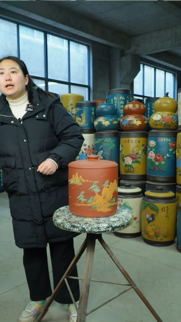 【闪购商品】紫砂茶叶罐8-9饼紫砂茶叶罐