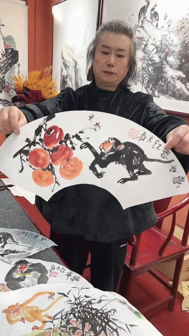 国画周大拙/国画/花鸟