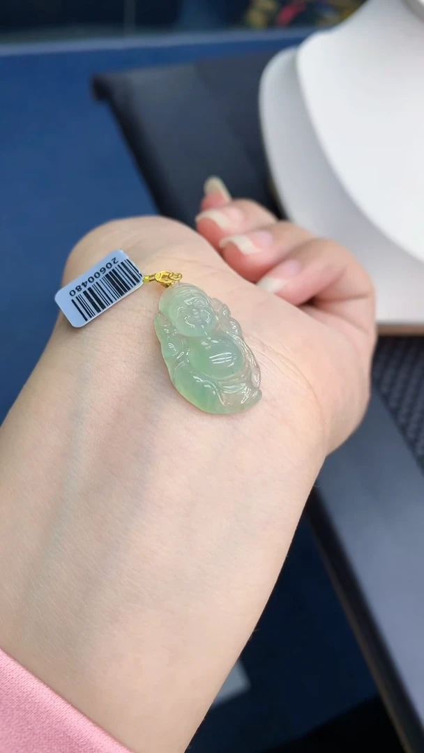 【闪购商品】翡翠颈饰18K金镶嵌            8