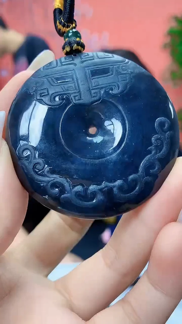 未镶嵌定制翡翠5060ty-毛货挂件119