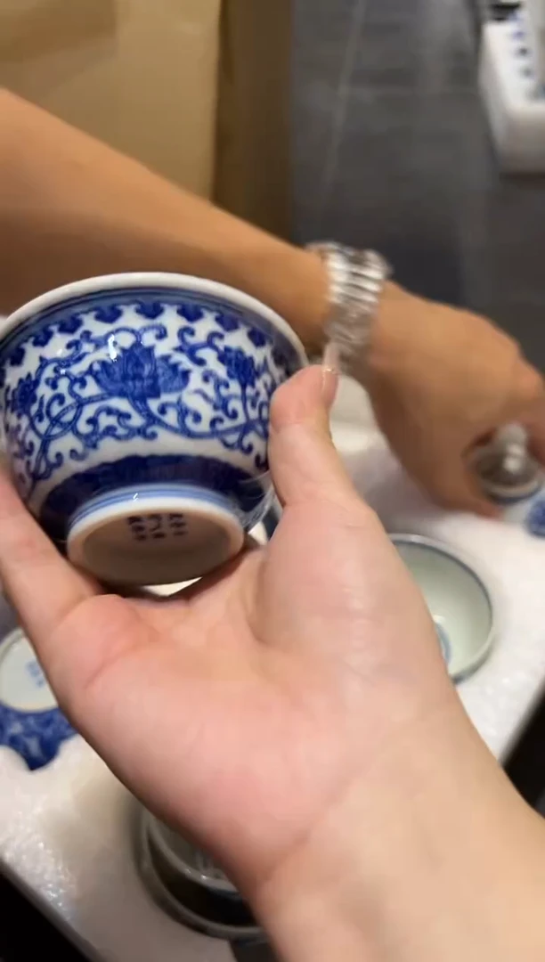 瓷片景德镇瓷器茶器茶杯