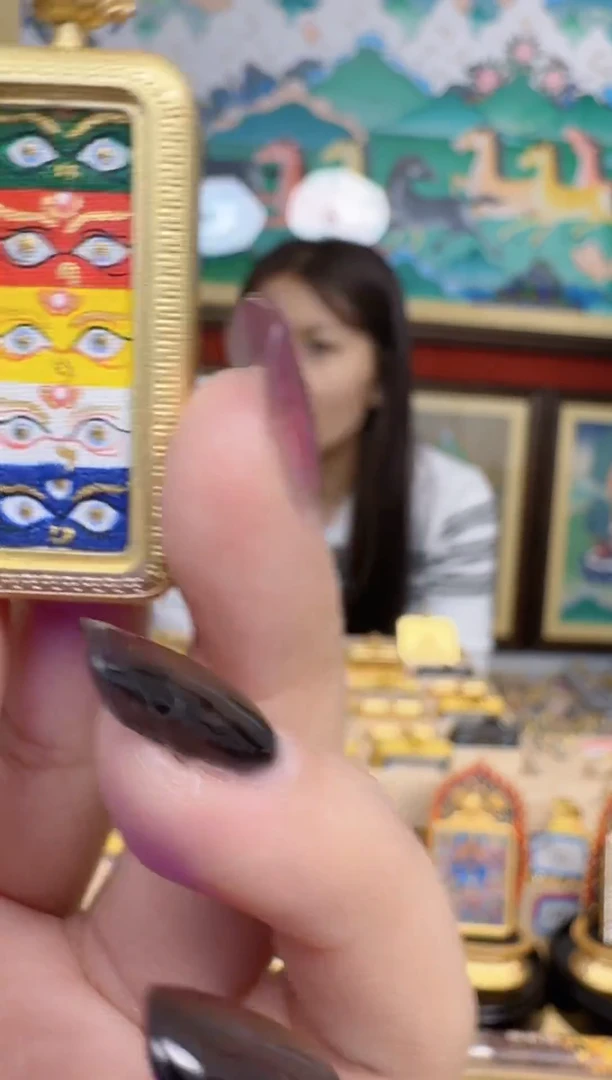 吊坠五路c-热贡纯手绘-刀刀